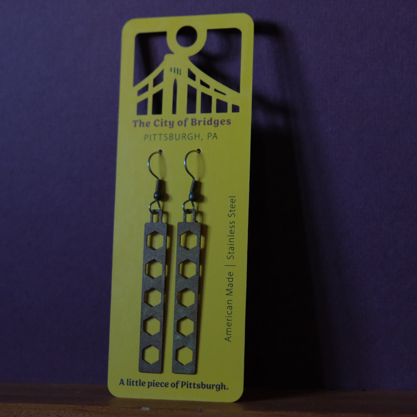 Bridge Earrings | Hex Truss