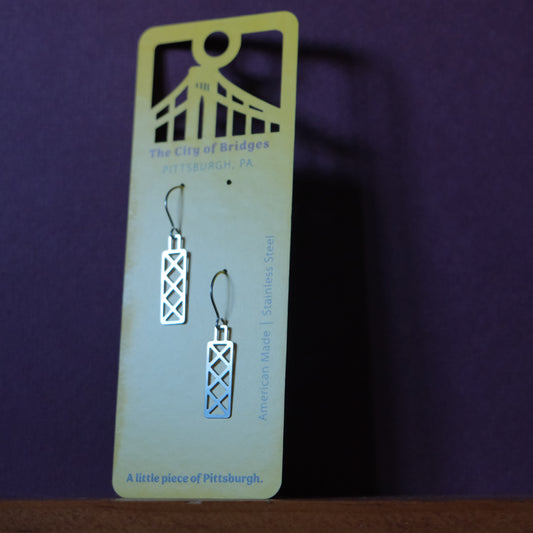 Bridge Earrings | Mini-X Truss