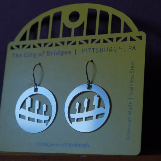 Pittsburgh Earrings | Baseball Park