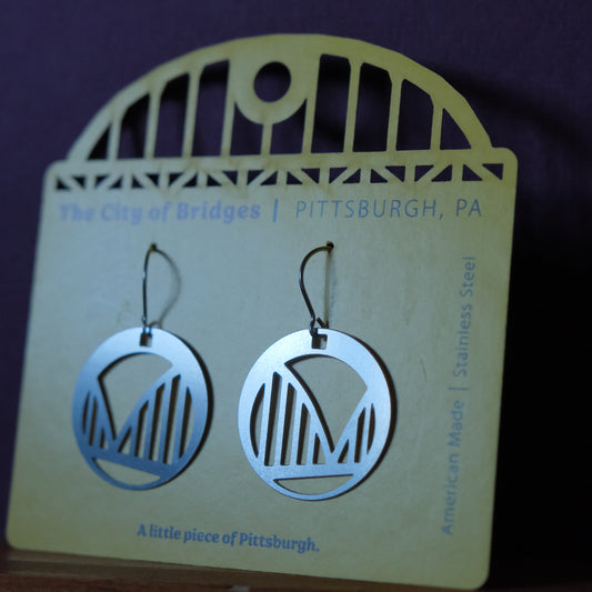 Pittsburgh Earrings | Arched Bridge