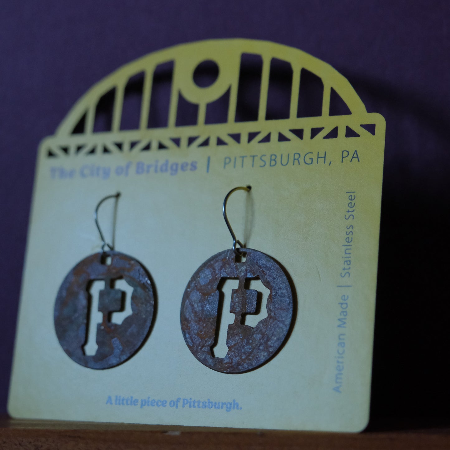Pittsburgh Earrings | Pirates P