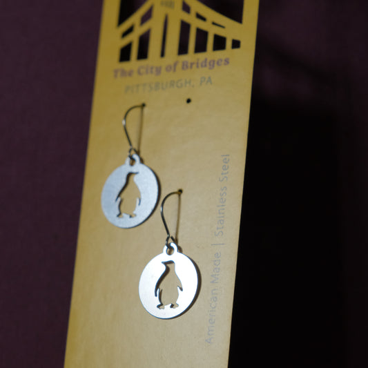 Pittsburgh Earrings | Mini-Penguin