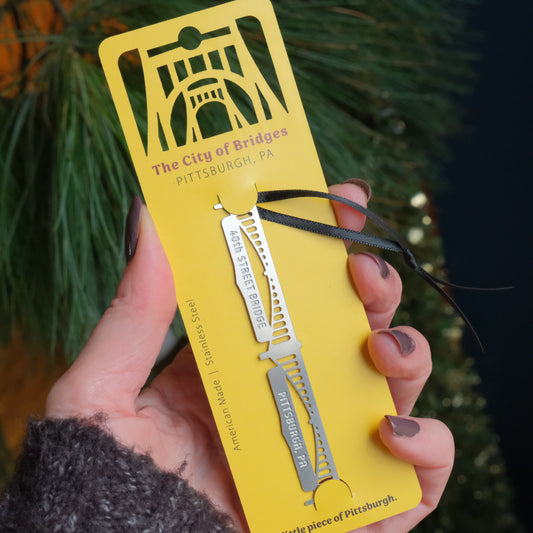 Pittsburgh Bridge Ornament | 40th Street Double Span