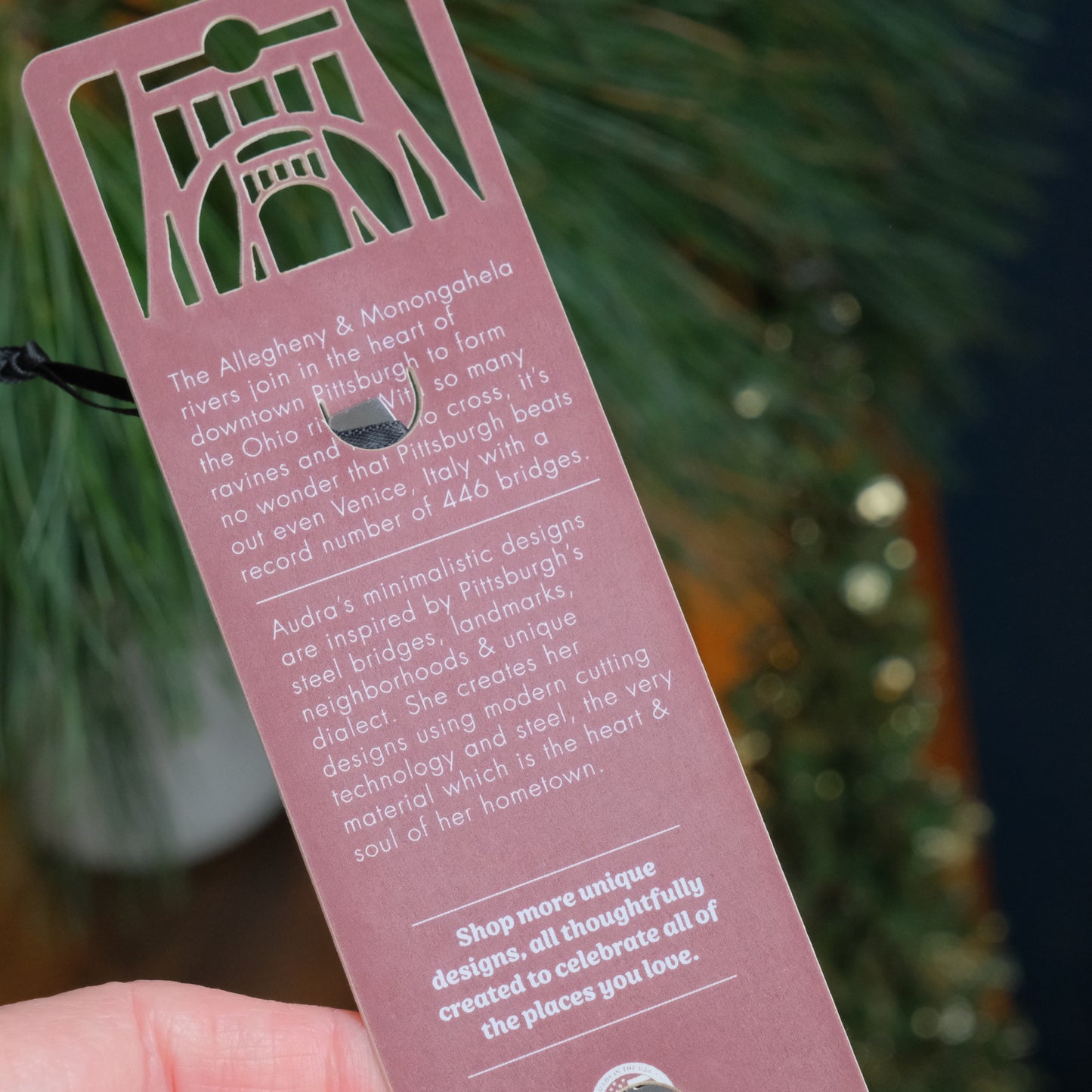 Pittsburgh Bridge Ornament | Sister Bridge