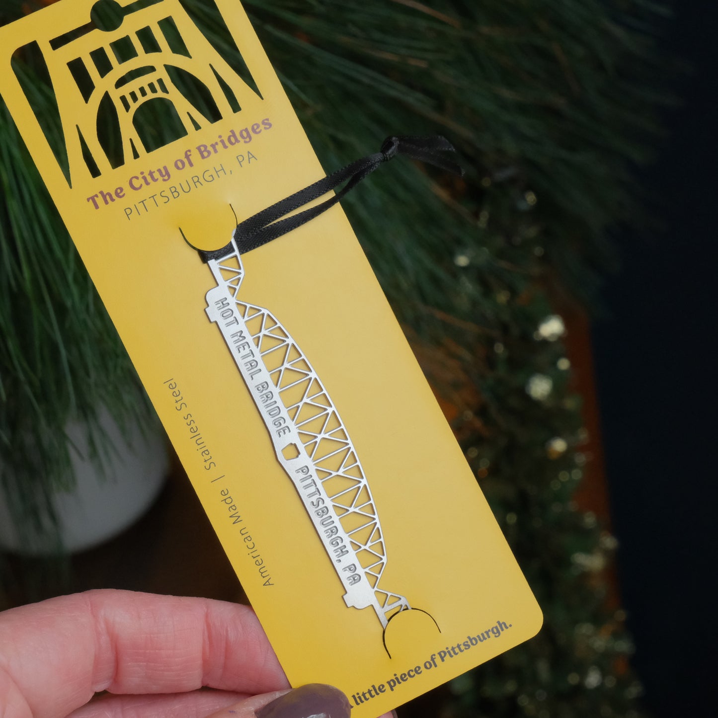 Pittsburgh Bridge Ornament | Hot Metal