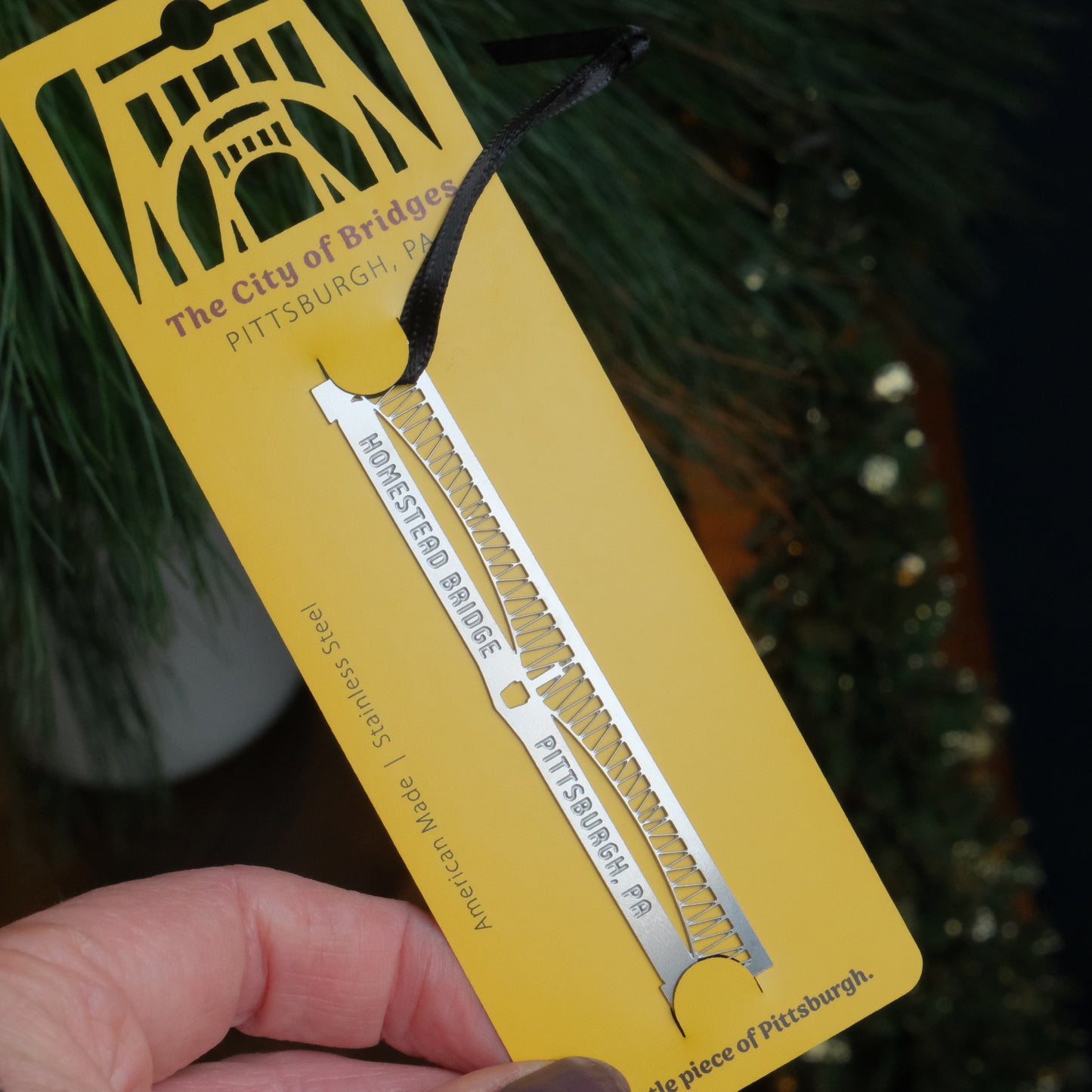 Pittsburgh Bridge Ornament | Homestead Grays Bridge