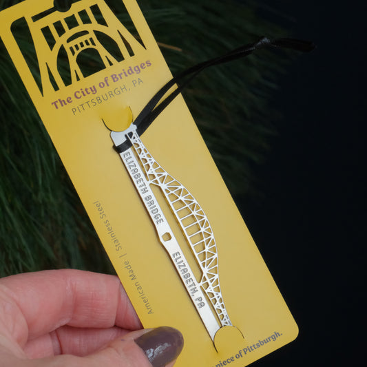 Pittsburgh Bridge Ornament | Elizabeth Bridge