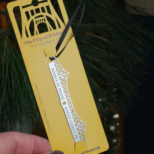Pittsburgh Bridge Ornament | Monaca Railroad Bridge