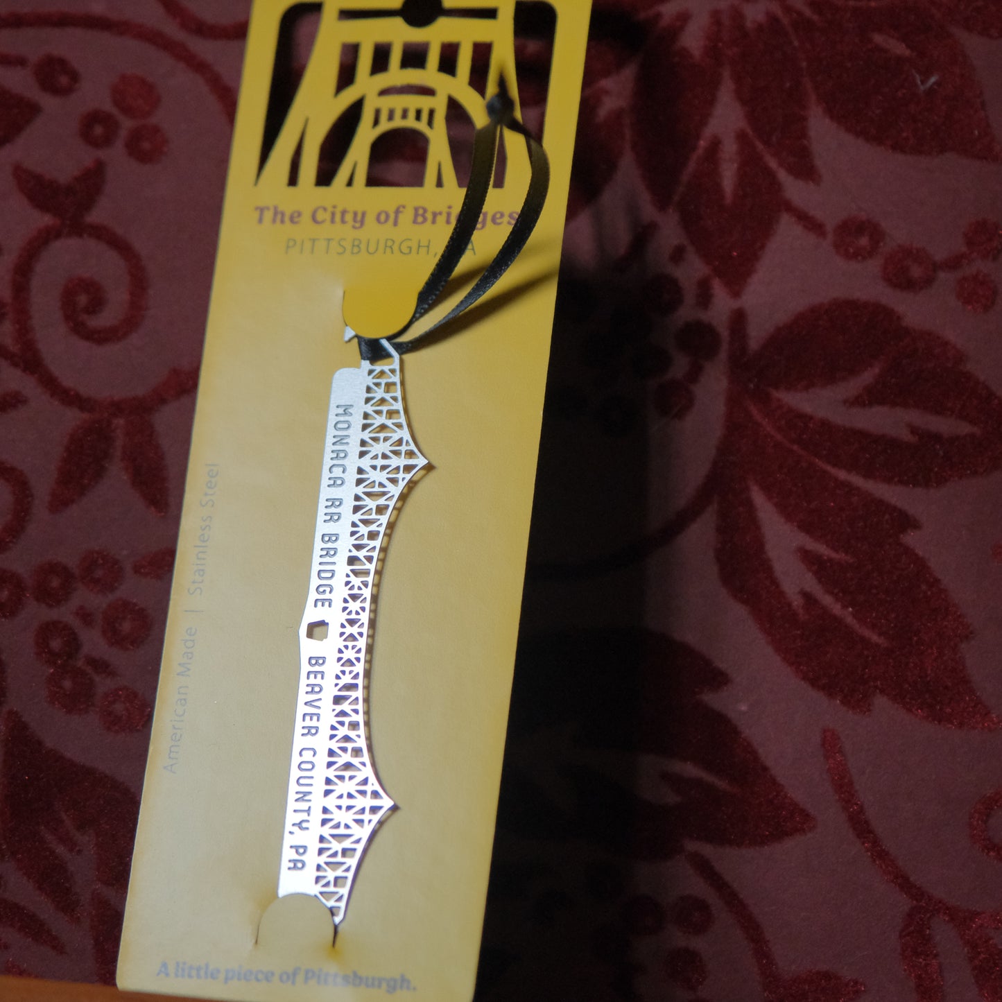 Pittsburgh Bridge Ornament | Monaca Railroad Bridge