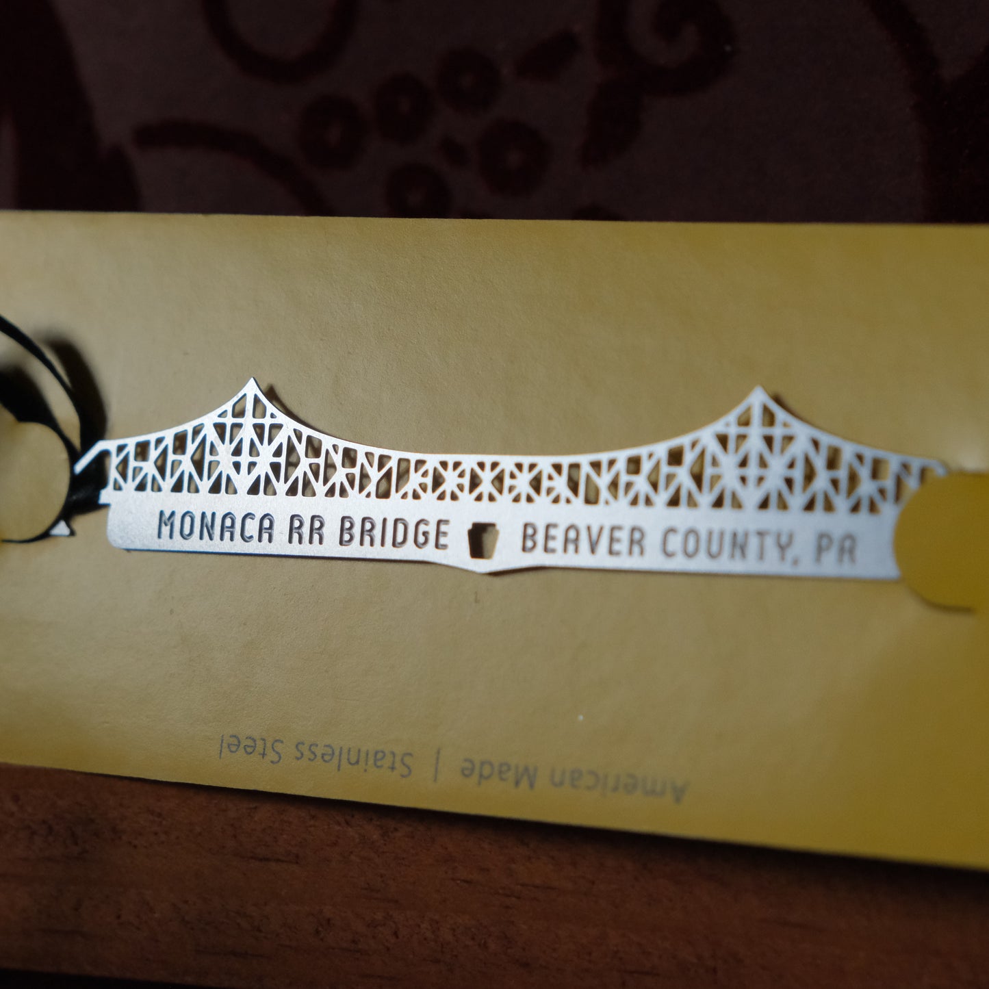 Pittsburgh Bridge Ornament | Monaca Railroad Bridge