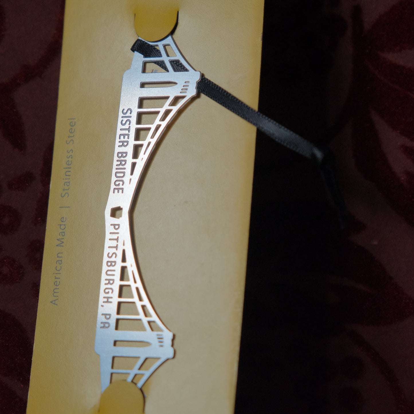 Pittsburgh Bridge Ornament | Sister Bridge