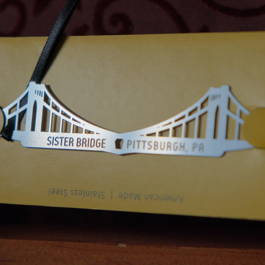 Pittsburgh Bridge Ornament | Sister Bridge