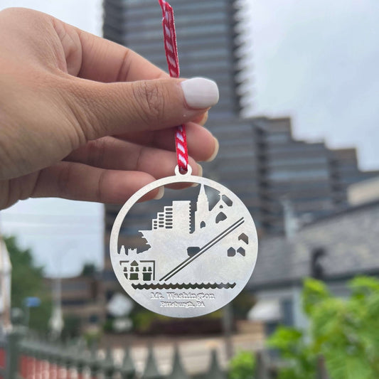Mt. Washington Ornament, Pittsburgh by Audra Azoury