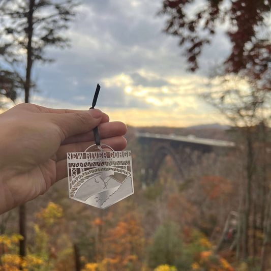 New River Gorge National Park Ornament by Audra Azoury