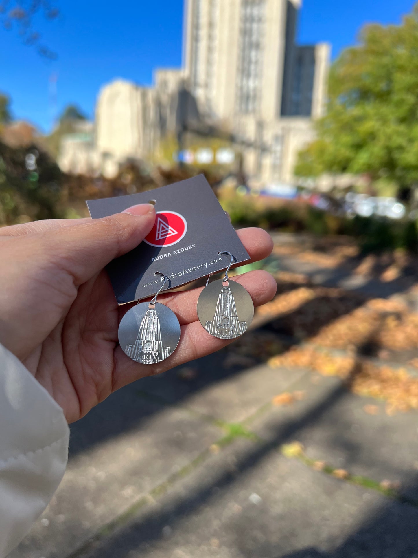 Pittsburgh Earrings | Etched Cathedral