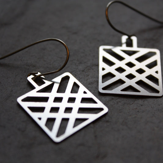 Square Patch Earrings