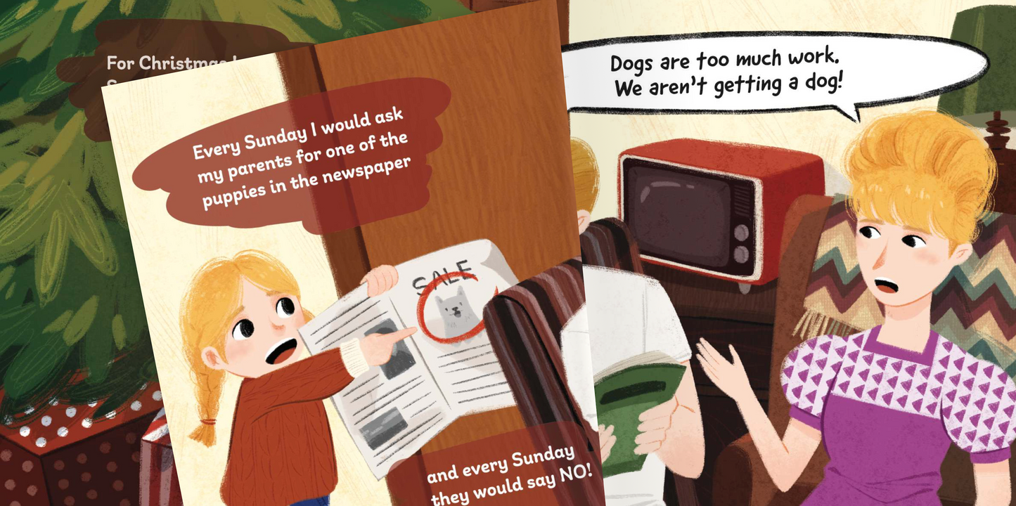 My Dog Adopted Me. - softcover children's book