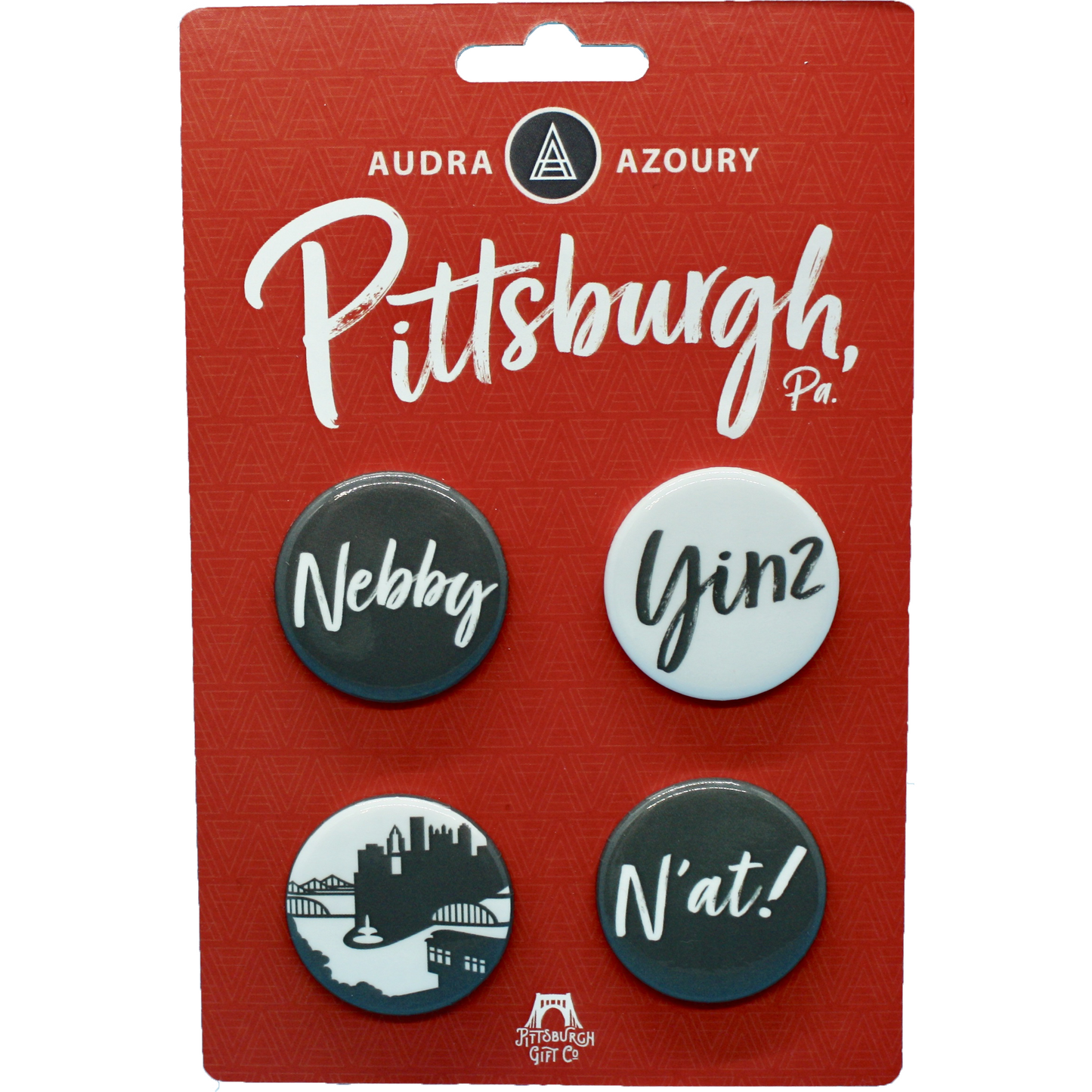Pittsburgh Backpack Pin | Pittsburghese 4 Pack