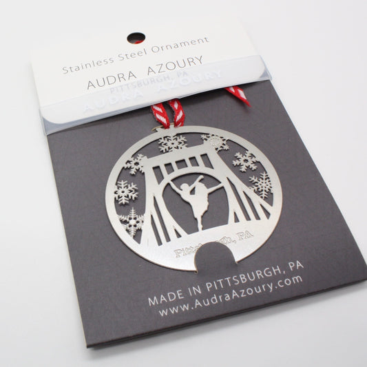 Pittsburgh Ornament | Bridge Ballerina- preorder