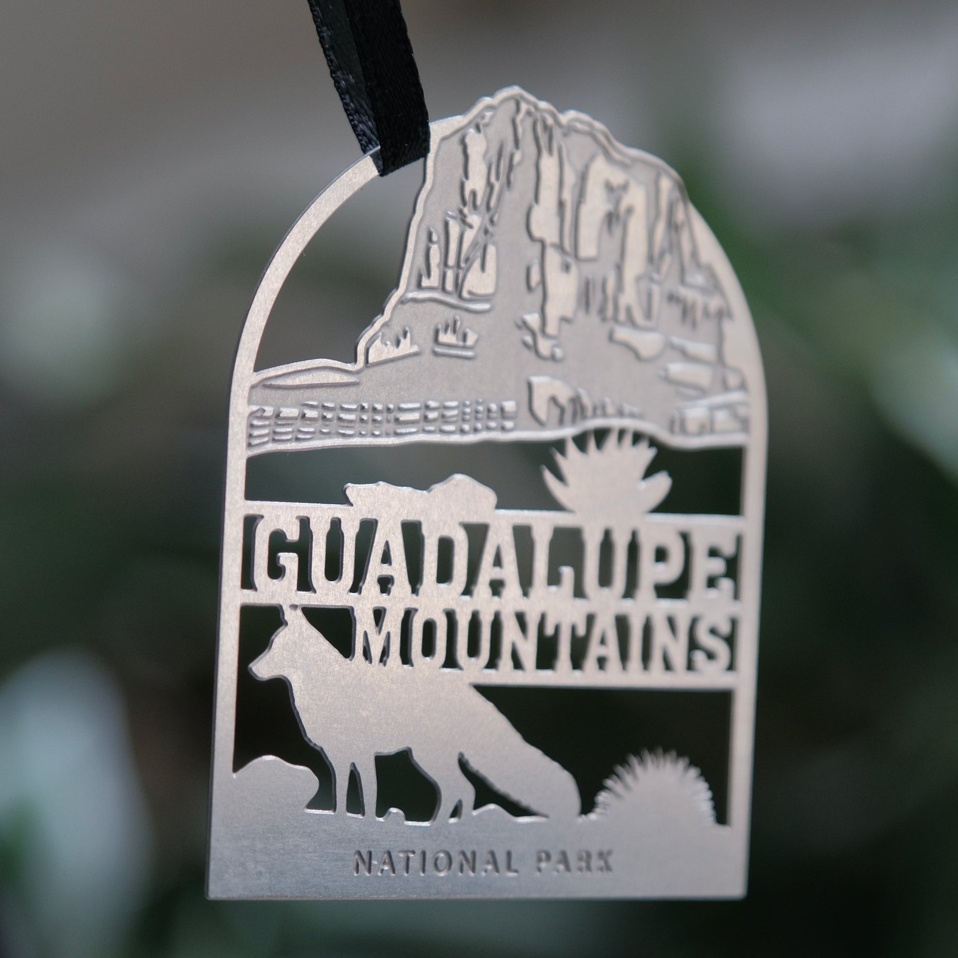 Guadalupe Mountains National Park Ornament by Audra Azoury