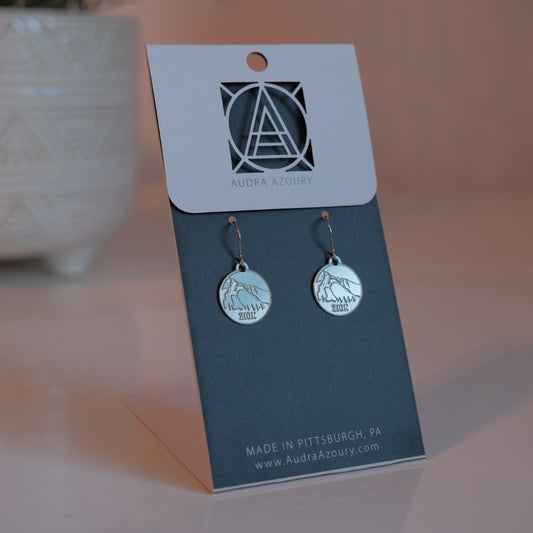 National Park 1/2" Mini Earrings