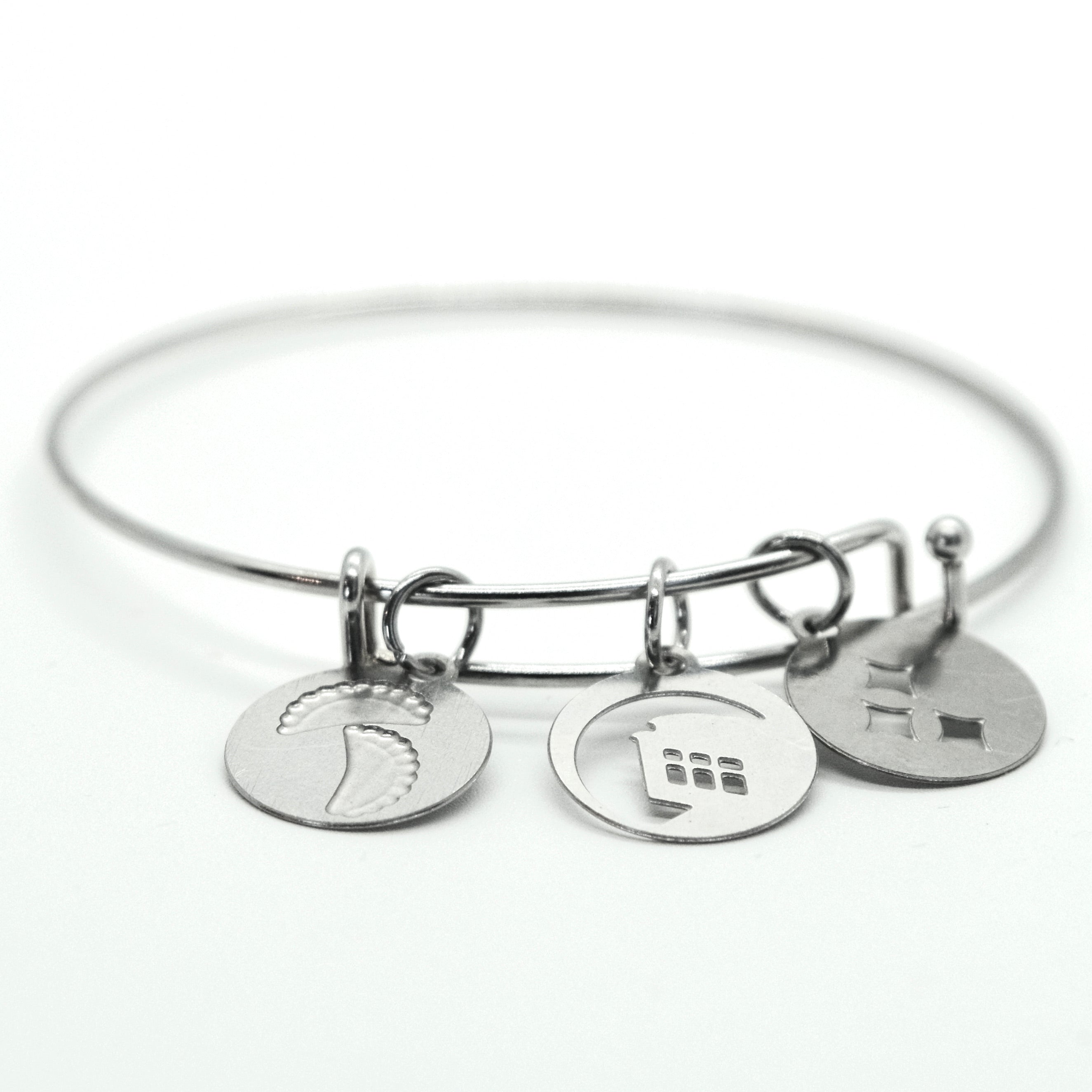 Build your own Pittsburgh Bangle Charm Bracelet