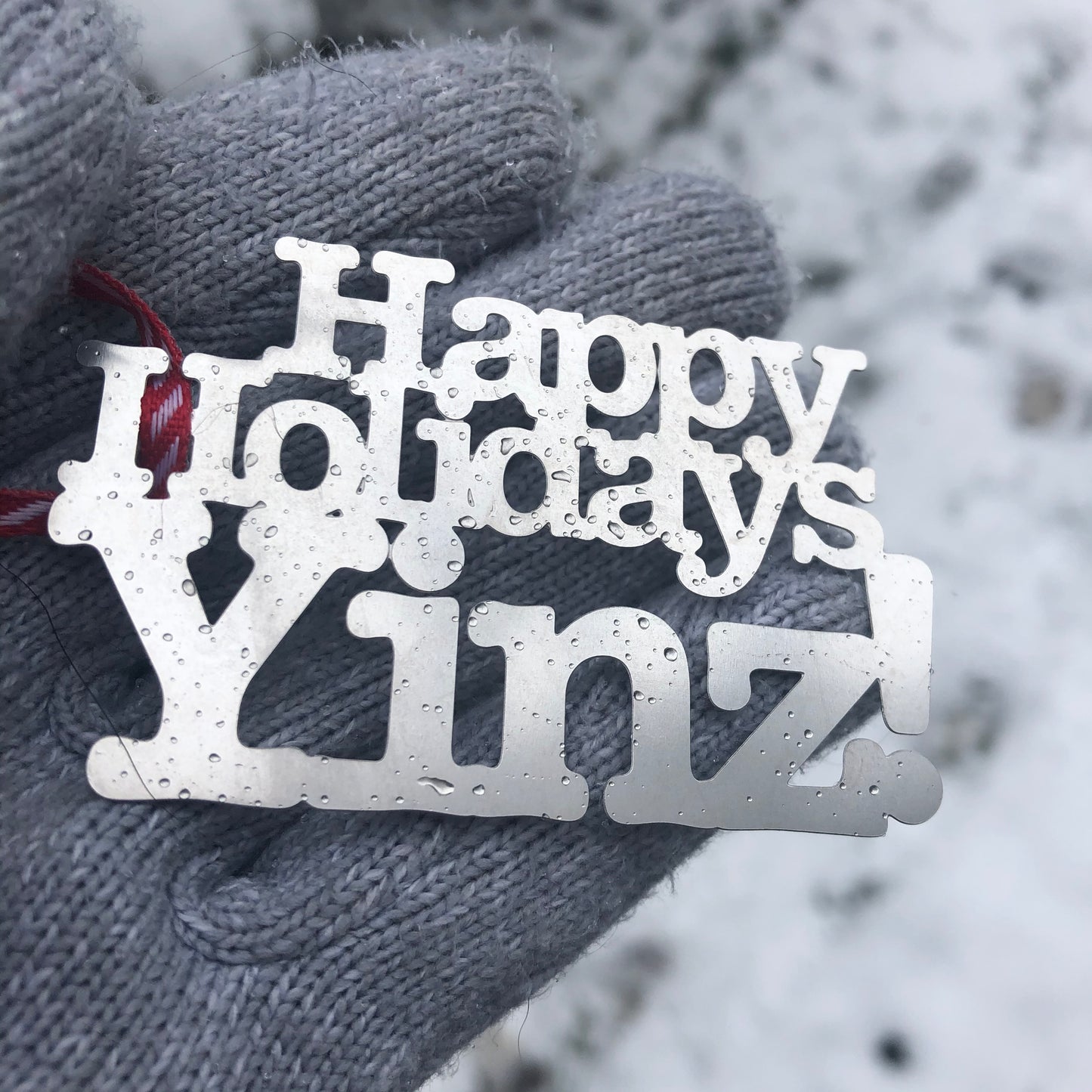 Pittsburghese Ornament | Happy Holiays YINZ