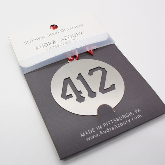 Pittsburgh Ornament | 412 Area Code