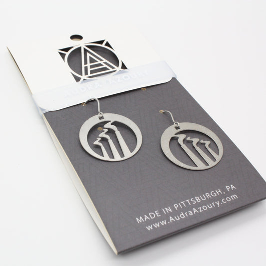 Pittsburgh Earrings | Smoke Stacks