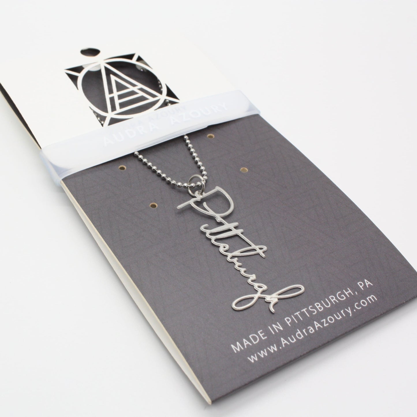 Pittsburgh | Script Necklace
