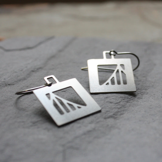Bridge Earrings | Suspension Bridge by Audra Azoury