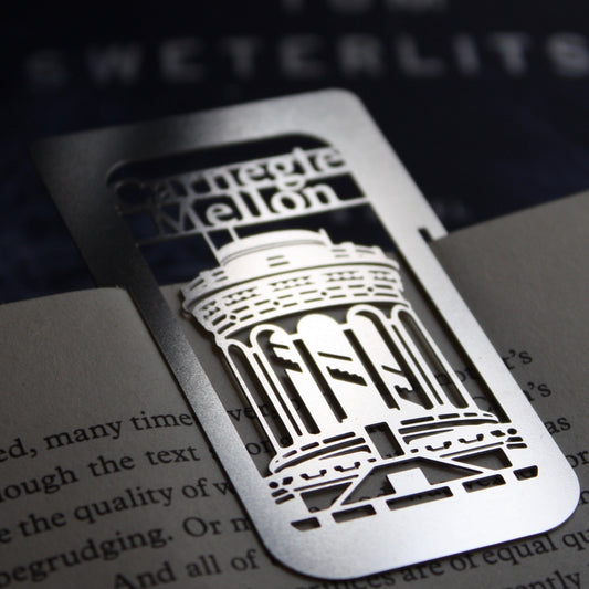  CMU Hammerschlag Hall Bookmark by Pittsburgh artist Audra Azoury 