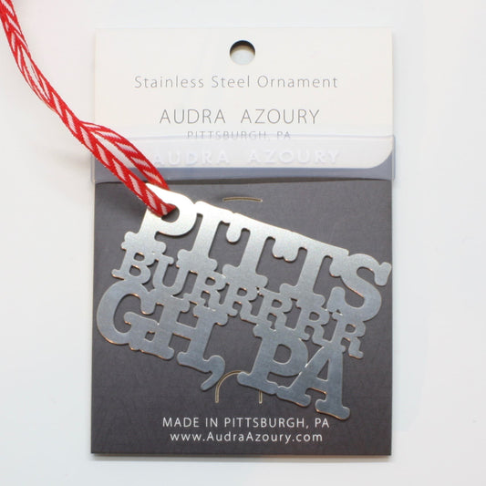 Pittsburghese Ornament | PittsBURRRRRgh, PA