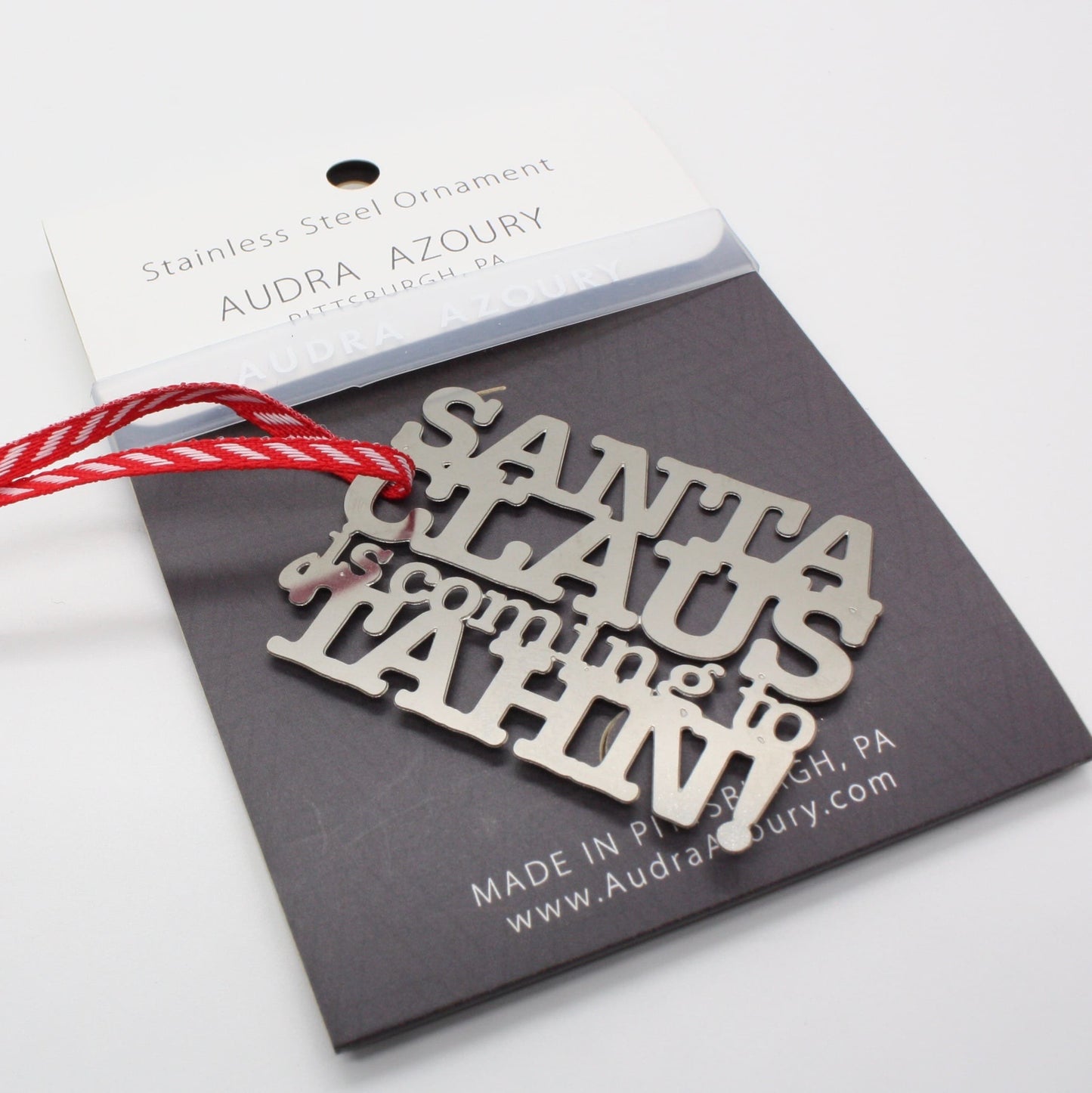 Pittsburghese Ornament | Santa Claus is Coming to 'Tahn